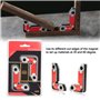 2pcs WM7-S Soudage Magnétique Fxture Intérieur/Extérieur Aimant Soudure Pince Fixateur Fixateur Soudeur Outil 30/60/90 Degr
