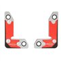 2pcs WM7-S Soudage Magnétique Fxture Intérieur/Extérieur Aimant Soudure Pince Fixateur Fixateur Soudeur Outil 30/60/90 Degr