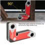 2pcs WM7-S Soudage Magnétique Fxture Intérieur/Extérieur Aimant Soudure Pince Fixateur Fixateur Soudeur Outil 30/60/90 Degr