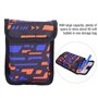 Petit Sac Souple avec Serrure,Cartouche Portable Porte-Pochettes pour env 30 Balles Souples Petites Fléchettes, des Pinces pour 