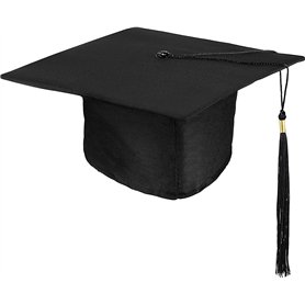 Toque d’étudiant，Chapeau de Diplomé réglable，pour la cérémonie de remise des diplômes.