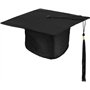 Toque d’étudiant，Chapeau de Diplomé réglable，pour la cérémonie de remise des diplômes.