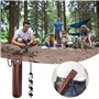KAKAFA Foret à tarière bois Scotch Eye, outil de survie en plein air pour colons Bushcraft, main camping et complément parfait a