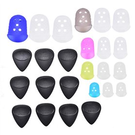 Bnineteenteam Doigt de Guitare et doigtier Protecteur pour débutants Guitare ou ukulélé