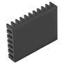 Dissipateur thermique de refroidissement en aluminium 5 pièces, module de dissipateur de chaleur pour puce de carte électronique