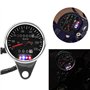 jauge de compteur kilométrique 65 mm pour moto à cadran noir avec f e indicatrice compteur moto+compteur