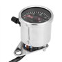 Indicateur de vitesse, jauge de compteur kilométrique 65 mm pour moto à cadran noir avec f e indicatrice compteur moto+compteur 