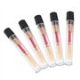5pcs anches de hautbois, force de rayure de bambou moyenne doux rouge main fait main hautbois reed instrument de remplacement de