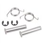 AHL Repose-pieds de pédale de repose-pieds avant de moto pour Honda CB750F Seven Fifty 1992-2003/CB900F CB919 Hornet 2002-2007/C