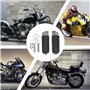 AHL Repose-pieds de pédale de repose-pieds avant de moto pour Honda CB750F Seven Fifty 1992-2003/CB900F CB919 Hornet 2002-2007/C