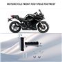 AHL Repose-pieds de pédale de repose-pieds avant de moto pour Honda CBR600F4 1999-2006/CBR600F4i 1999-2006/CBR900 RR 1993-1999/N