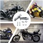 AHL Repose-pieds de pédale de repose-pieds avant de moto pour Honda CBR600F4 1999-2006/CBR600F4i 1999-2006/CBR900 RR 1993-1999/N