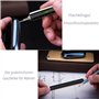 MOJOTIC Stylo multifonction 6 en 1 stylo à bille multifonction avec échelle, tournevis, niveau à bulle, cadeau de fête des pères