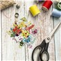 100 Pièces Boutons Animaux Colorés Pour Scrapbooking, Couture, Peinture Et Décoration Bricolage Fait Main