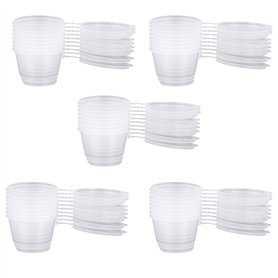 50 Pièces Boîte à sauce transparente