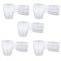 50 Pièces Boîte à sauce transparente