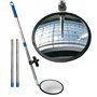 Global Care Market Miroir de Recherche de Véhicule Portable - Miroir Inspection Télescopique pour Contrôle de Sécurité sous Voit