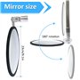 Global Care Market Miroir de Recherche de Véhicule Portable - Miroir Inspection Télescopique pour Contrôle de Sécurité sous Voit