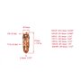 RIVERWELD Corps de Pince pour Soudage TIG 10N24 10N32 2.4mm Kit d'assortiment pour QQ300 PTA DB SR WP 17 18 26 Torche de Soudage