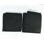 RIVERWELD Tapis de Soudage en Fibre de Carbone Résistant aux Déchirures – Couverture Anti-Chaleur Ignifuge 50 x 50 cm – Lot de 2