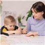 Surplex Siège bébé Siège de Table pliable, Chaise Haute Pliant pour Enfants avec Sangles Portable Pliable, pour à la maison et e