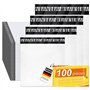 Enveloppe Plastique Expedition 100PCS Emballage Colis Vinted-4 Tailles Différentes-Résiste à l’eau et aux déchirures Colis Vinte