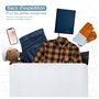 Enveloppe Plastique Expedition 100PCS Emballage Colis Vinted-4 Tailles Différentes-Résiste à l’eau et aux déchirures Colis Vinte