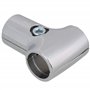 Doublelife Raccord de barres en T multifonctions 25 mm Alliage d'aluminium Argenté