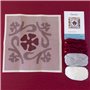 Kit de broderie pour coussin | Canevas imprimé 40 cm x 40 cm | Avec laine et aiguille de tapisserie | Motif Eixample Delicatela