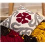 Kit de broderie pour coussin | Canevas imprimé 40 cm x 40 cm | Avec laine et aiguille de tapisserie | Motif Eixample Delicatela