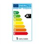 HCFEI 1 module LED GU10 MR16 extra plat de 50 mm, diamètre du réflecteur : 22 mm, longueur du corps à intensité variable, 5 W, 4