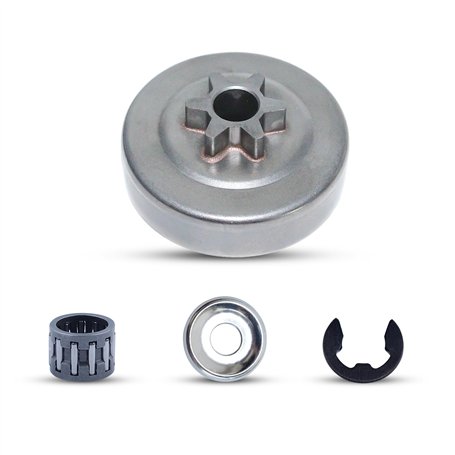Haishine Pignon de Tambour d'Embrayage 3/8" 6 Dents pour Stihl MS170 MS181 018 017 MS180 MS250 MS210 Tronçonneuse Remplacer OEM#