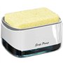 Nordun Distributeur de Savon Liquide avec Porte-éponge 2 en 1