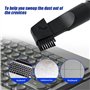 Embout Aspirateur Universel, Suceur Aspirateur, Accessoires Aspirateur, Brosse Aspirateur, pour Nettoyer Les Fentes Sous Les Meu