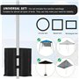 Poids pour Tonnelle, Sacs de Sable en Tissu Imperméable Oxford pour Lestage de Tonnelle, Sandbags pour Remplir Les Tentes, Les P