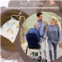 Cadeau BéBé, Écharpe de Portage, Cadeau Nouveau-Né Garçon, Naissance Confortable, Pour La Naissance FêTe BéBé Cadeau Nouveau-Né 