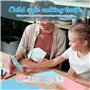 Coupe-Papier, 4 En 1 Outil De Scrapbooking Multifonction Avec Protection De SéCurité Pour Couper Des Courbes Droites En Pointill