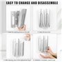 Distributeur de Savon Mural, Soap Dispenser pour Douche 350ml pour Cuisine Salle de Bain WC pour Gel Shampoing (Blanc)