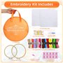3 Pièces Broder Kits Debutant pour Adultes