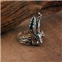 Auriselle Bague Homme Réglable Tête de Diable Vintage Viking Rétro Bague Ouverte Pouce Gothique Bijoux Cadeaux pour Homme Garçon