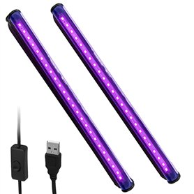 Vegena 2 Pièces Barres De Lumière Noire Portable
