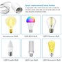 BORDEAG Cordon De Lampe De Sel,4 Pièces E27 Support Lampe Douille Avec Boucle En Huit Et Crochet En Fer,Cordon De Lampe Douille,