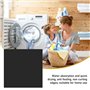 Vegena Tapis de Protection pour Machine à Laver - Housse Universelle Antidérapante Absorbante et Séchage Rapide, Couvre-Lave-Lin