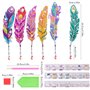 6pcs Marque Page Peinture Diamant