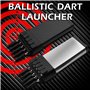 Madsabre Lanceur de fléchettes balistique en métal pour chasse camping autodéfense et survie Noir