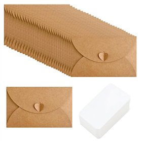 AQSQWQ Lot de 30 Cartes avec enveloppe dépliante