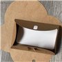 10.5 * 7.1cm 30 Enveloppe Kraft avec 30 Cartes Vierges pour Noël Thanksgiving