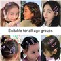 EUZUXU 16 Pcs Briller Clips à Pression pour Cheveux, Clips à Cheveux en Métal Coloré Paillettes Clips à Cheveux Barrettes Access