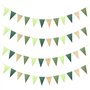 Guirlande Fanion Vert (4 Lot)