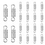 SUPVOX 20pcs Fermoirs à Vis Pour Bijoux